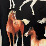 Love of Horses Black